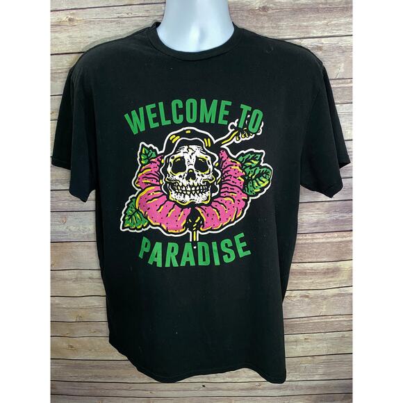 Welcome to Paradise Green Day Guns n Roses Concert Tour Shirt Size Small GnR - Picture 2 of 8